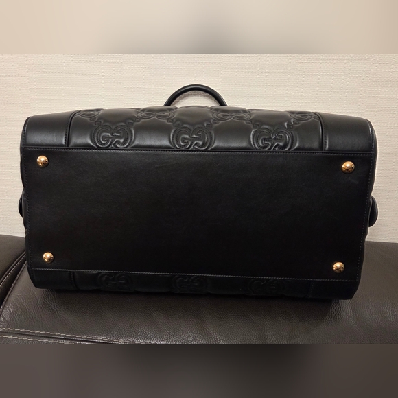 Gucci Jumbo GG Matelassé Duffle Medium Travel Bag - Picture 11 of 12
